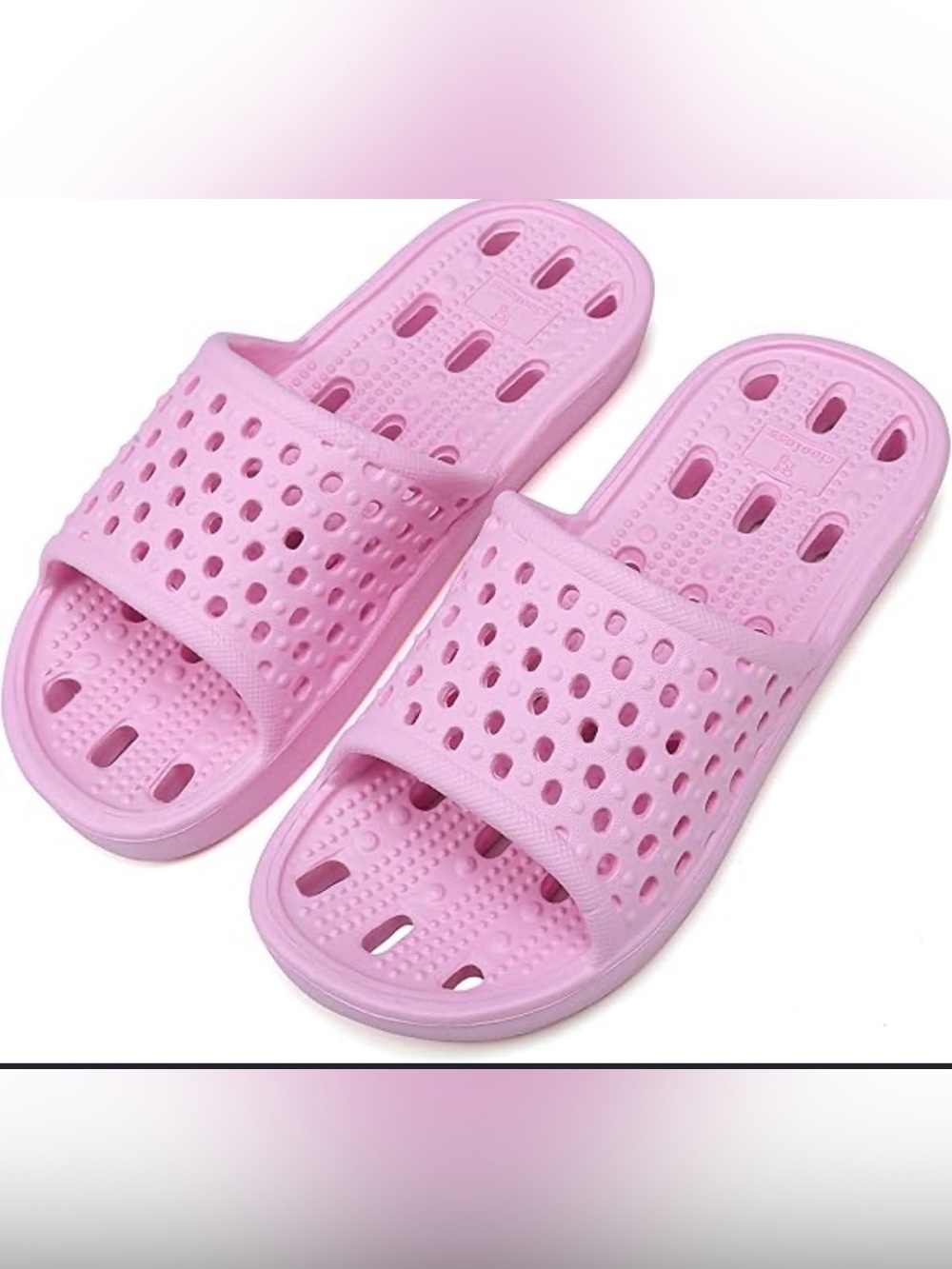 Pink Shower Slide Sandals